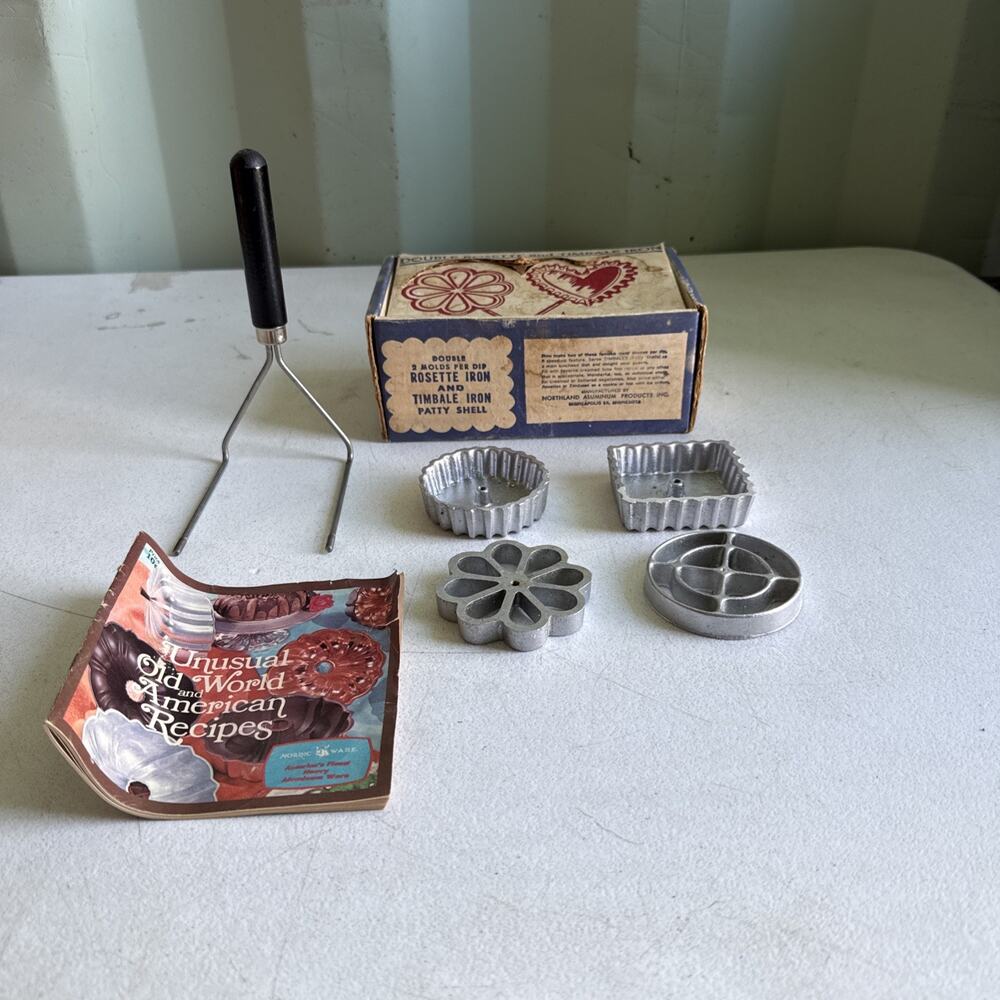 Vintage Nordic Ware Double Rosette and Timbale Iron